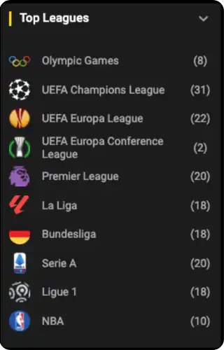 Freshbet betting Top Leagues